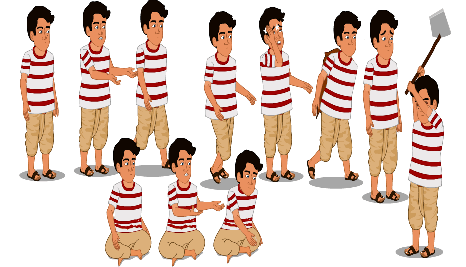 10 Human Characters for Adobe Animate CC – Character Bundle Download - Image 10