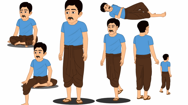 10 Human Characters for Adobe Animate CC – Character Bundle Download - Image 2