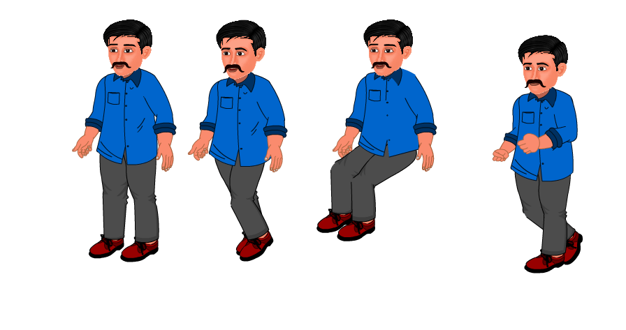 10 Human Characters for Adobe Animate CC – Character Bundle Download - Image 11
