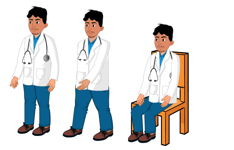 10 Human Characters for Adobe Animate CC – Character Bundle Download - Image 7