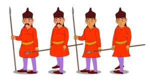 Adobe Animate CC Soldier Character Rigging | Raja Darbar Sainik Cartoon Character Download